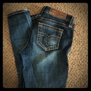Rock revival skinny jeans size 28